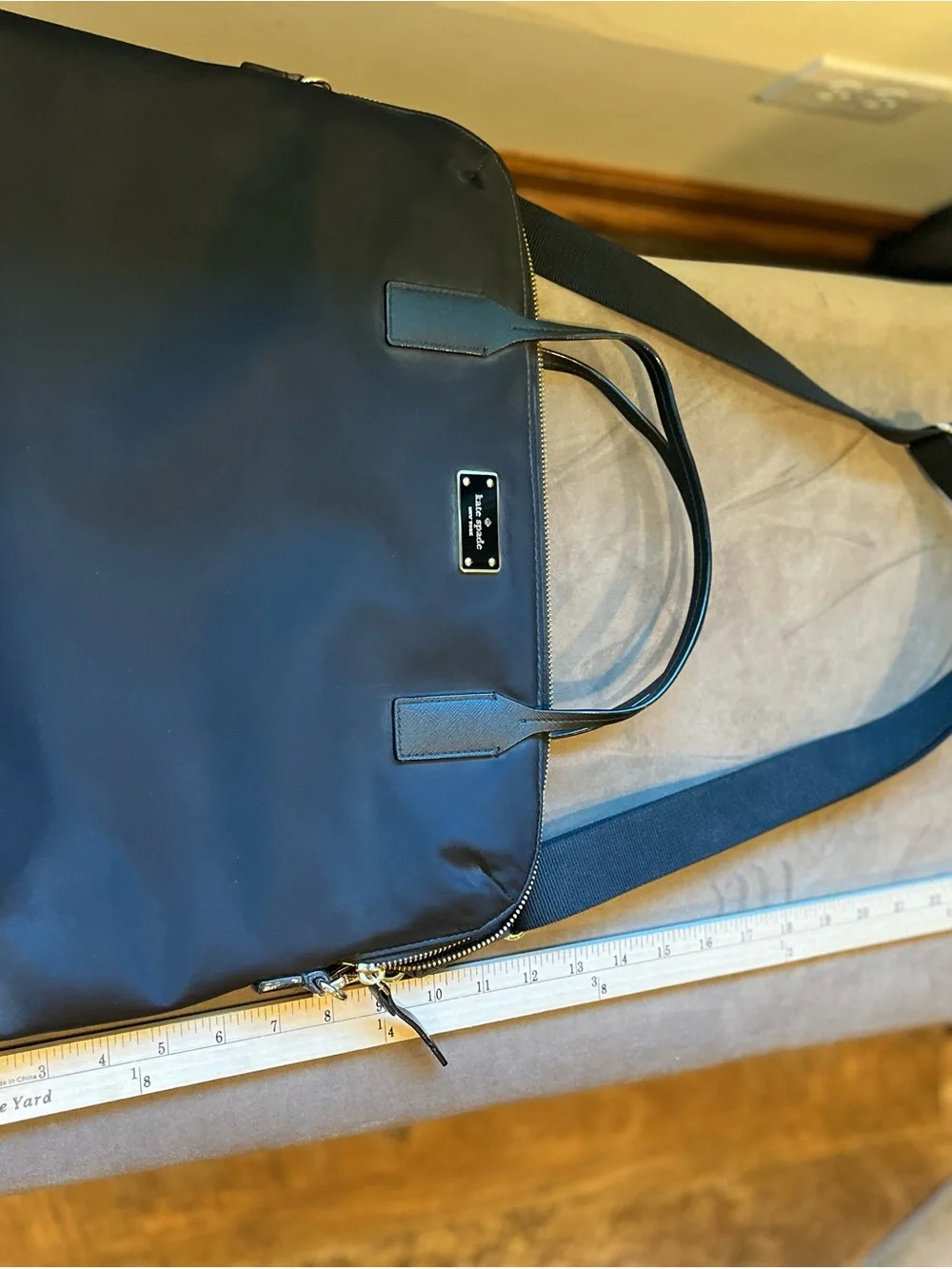 kate spade Black Blake Avenue Daveney Laptop Bag with Shoulder Strap